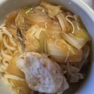 すき焼きの残り汁で✡️煮込みうどん